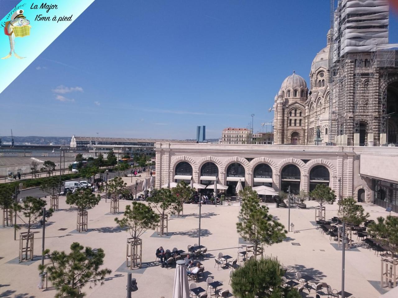 Les Marches De St Charles - 100M2 Lejlighed Marseille Eksteriør billede