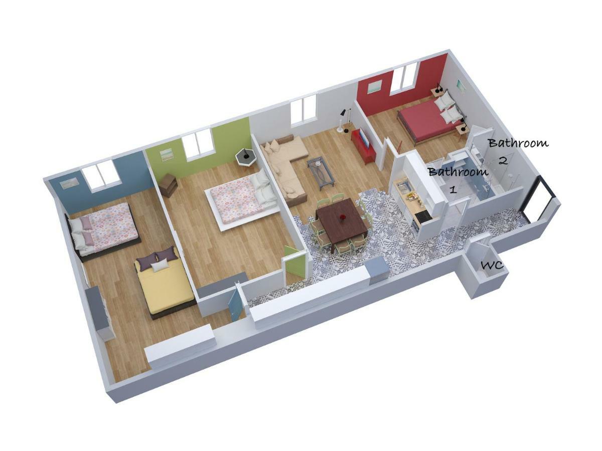 Les Marches De St Charles - 100M2 Lejlighed Marseille Eksteriør billede